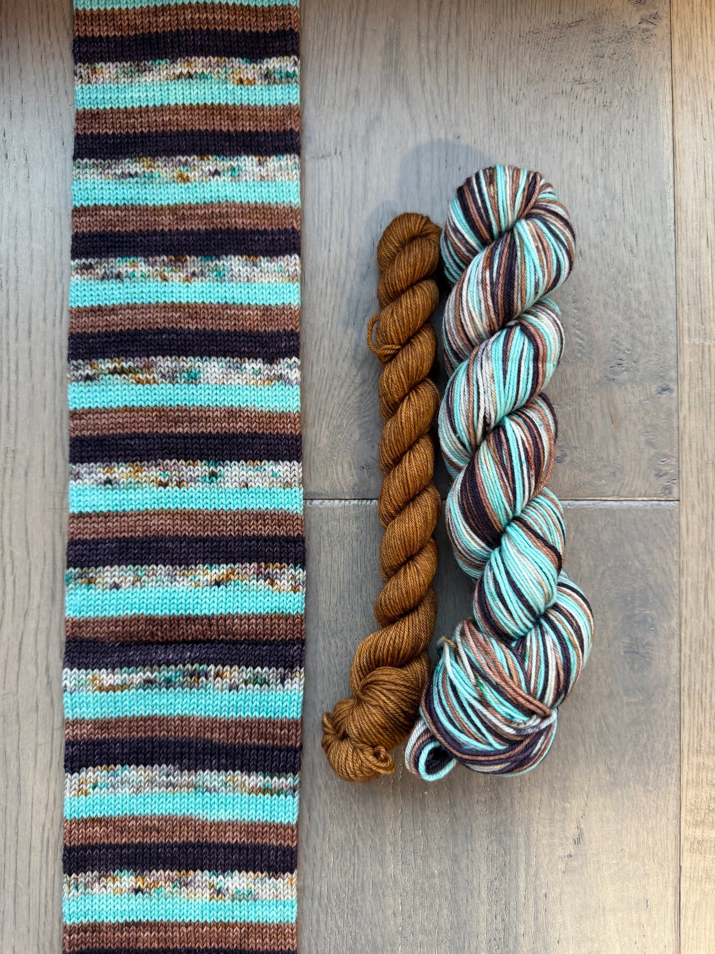 "Those are my night peanuts" Fingering self striping sock set