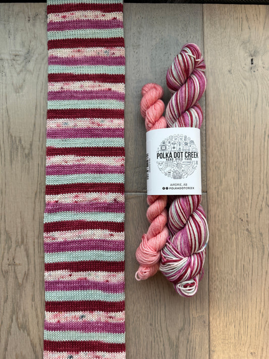 Love Story Fingering Self-Striping Sock Set