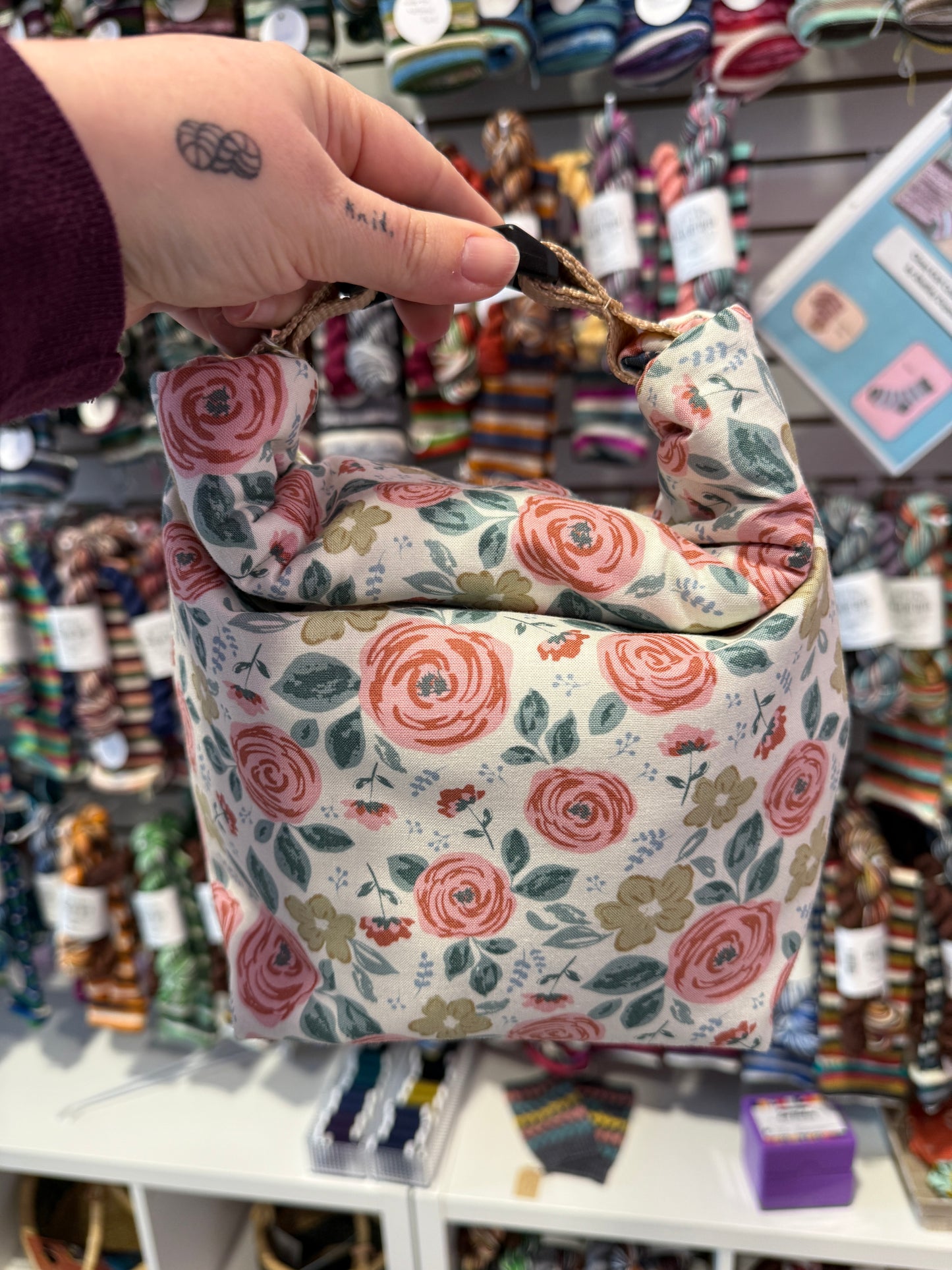 Creek Gardens Crafts - fold over clip bag