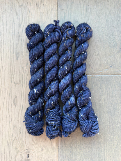 Mini DK Tweed Navy Yarn