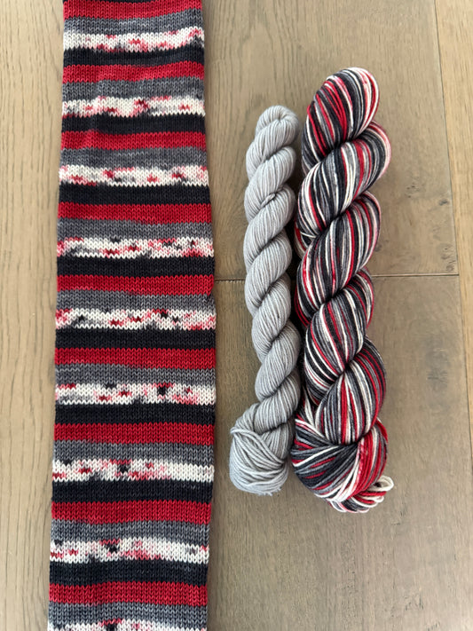 Canada D'eh 2024 Fingering Self-Striping Sock Set