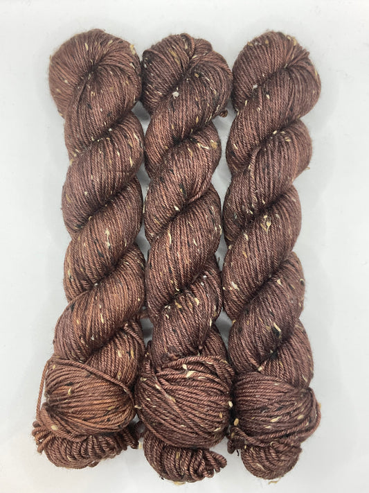 DK Tweed Chestnut Skein