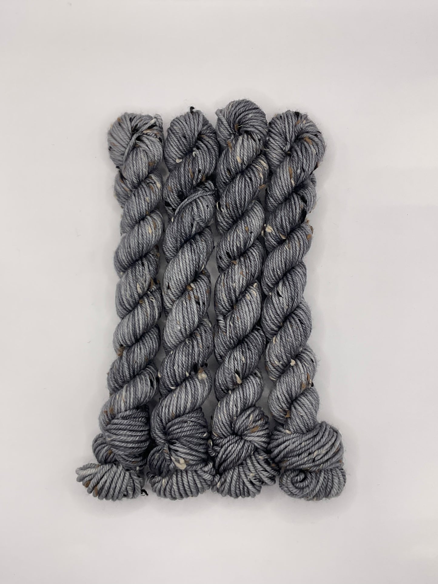 Mini DK Tweed Grey Skein