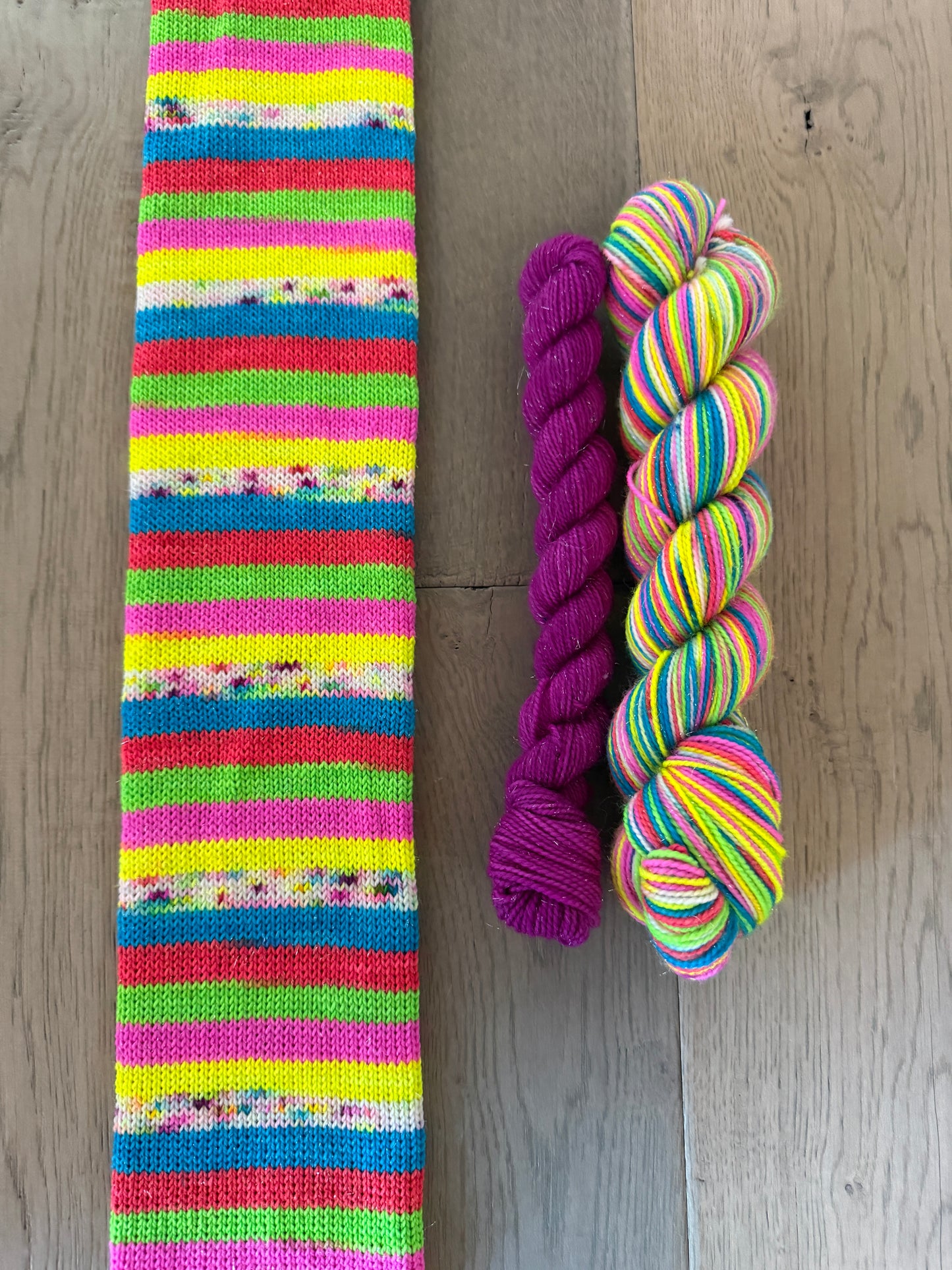Glow Fingering Self-Striping Sock Set