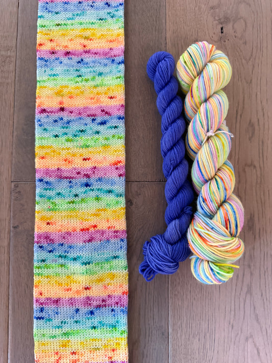 Popsicle Party Fingering Self-Striping Sock Set