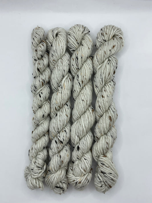 Mini DK Tweed Natural Skein