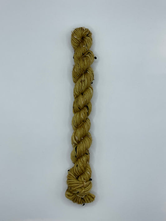 Mini DK Tweed Spicy Mustard Skein