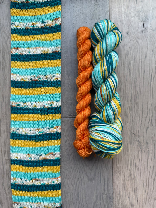 Jasmine Self Striping Sock Set