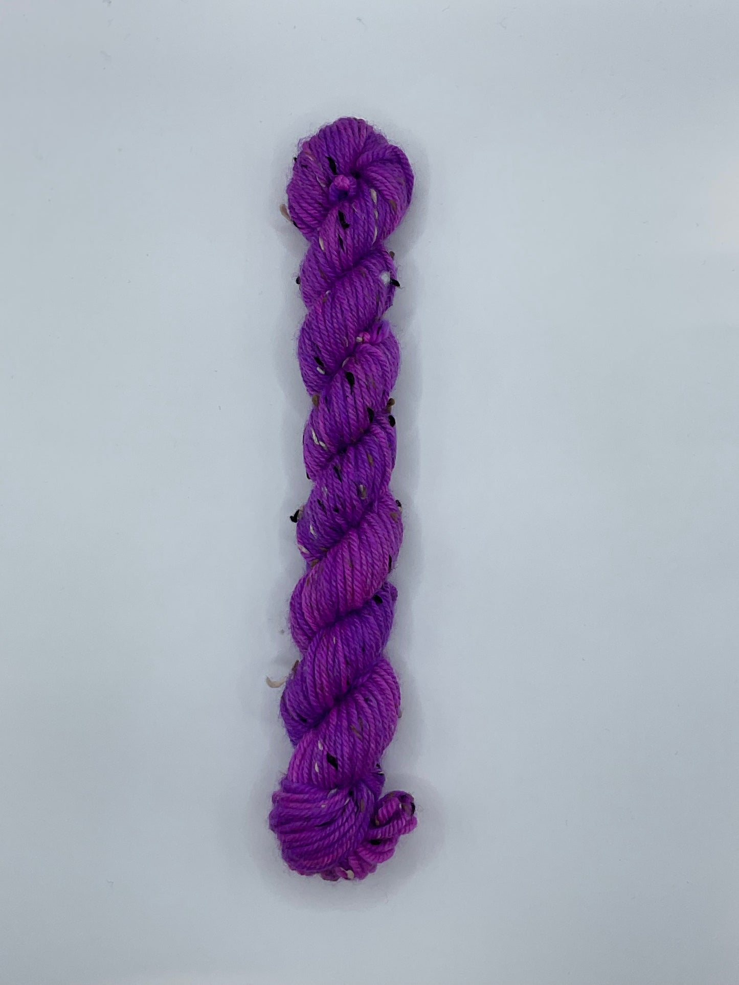 Mini DK Tweed Purple Pop Skein