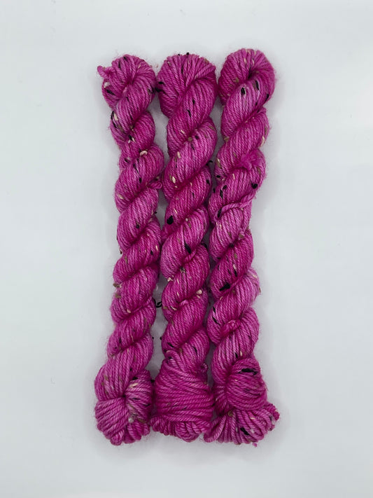 Mini DK Tweed Pink Popsicle Skein