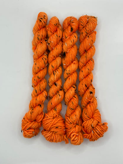 Mini DK Tweed Safety Vest Orange Skein