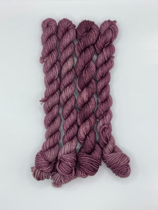 Mini DK Antique Mauve Skein