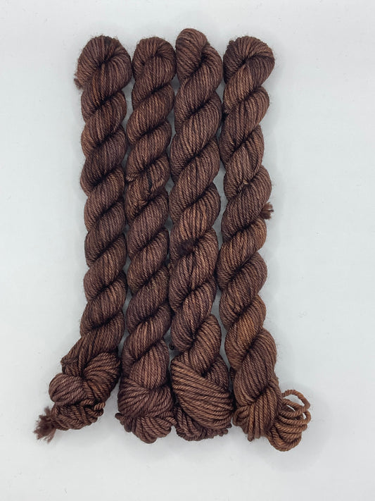 Mini DK Chestnut Skein