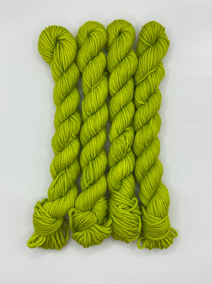 Mini DK Chartreuse Skein