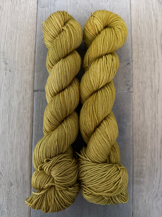 Spicy Mustard Fingering Yarn