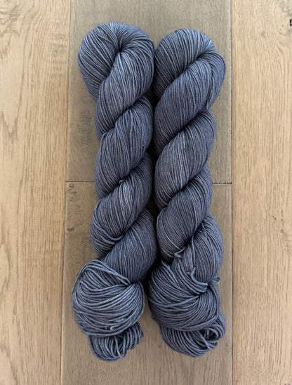 Steel Fingering Skein