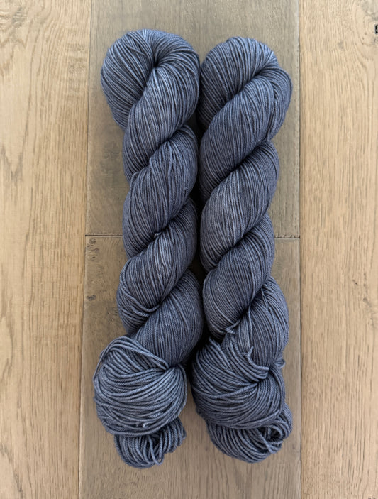 Steel Fingering Skein