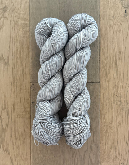 Silver Fingering Yarn