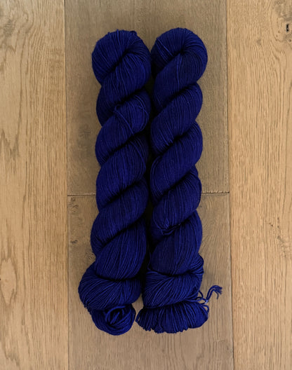 Indigo Fingering Skein