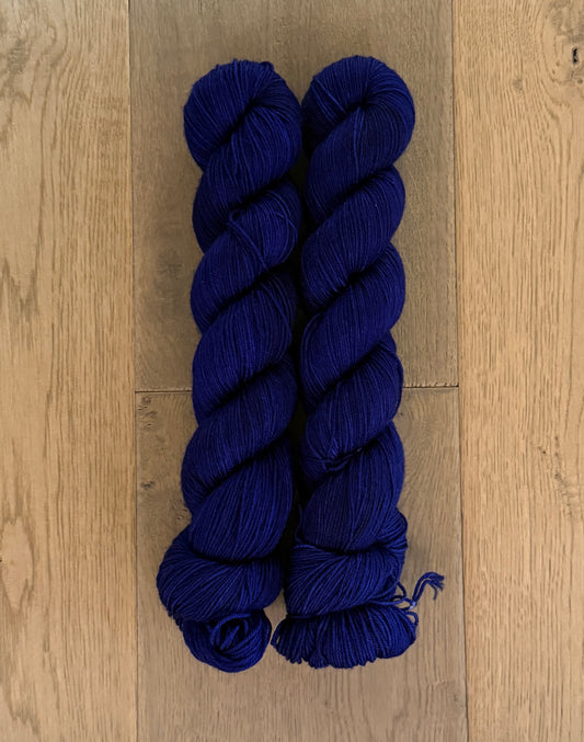 Indigo Fingering Skein