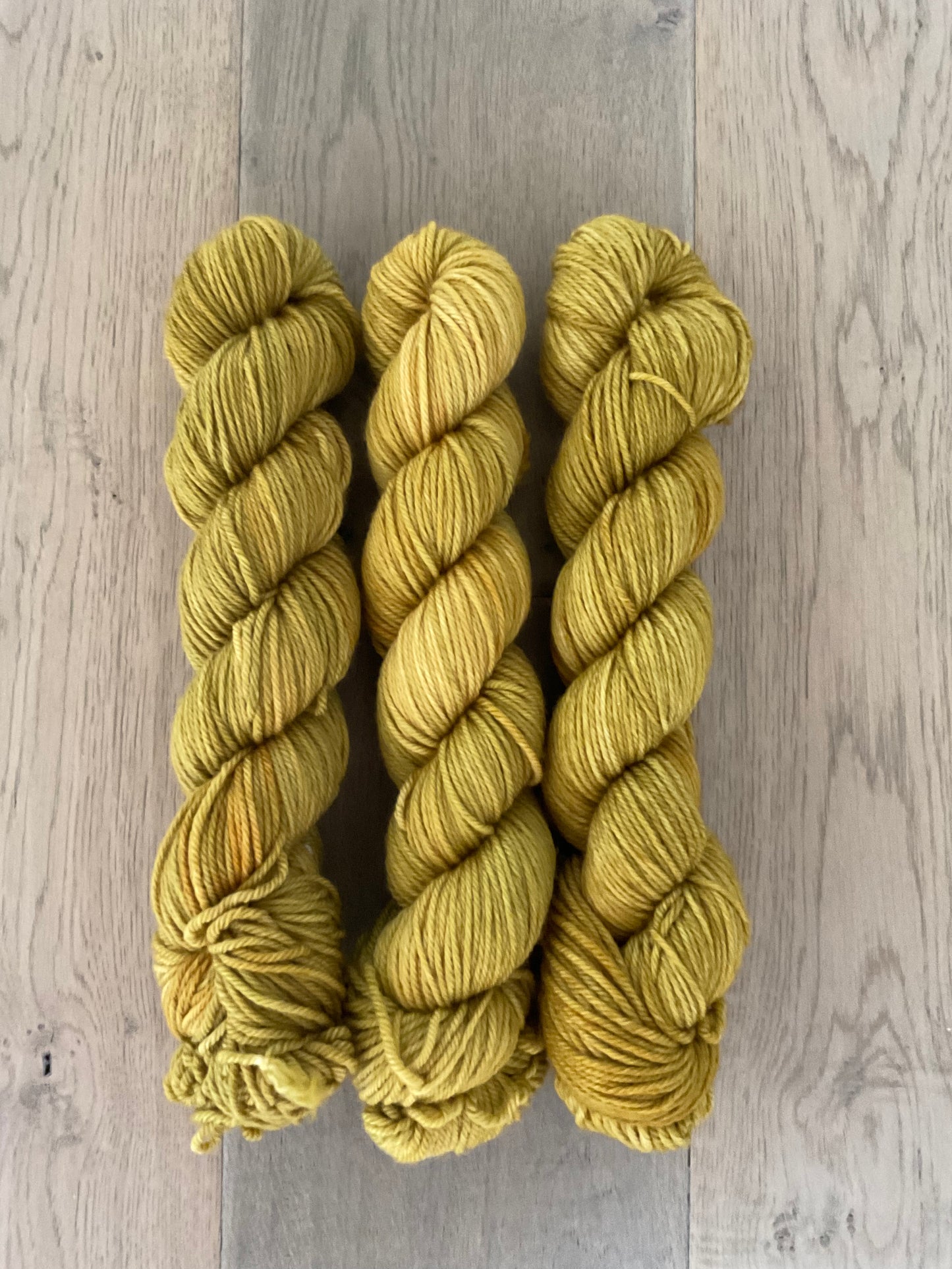 Worsted Spicy Mustard Skein