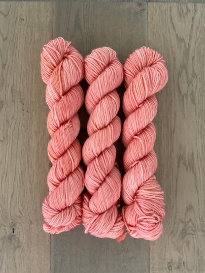 Worsted Coral Skein