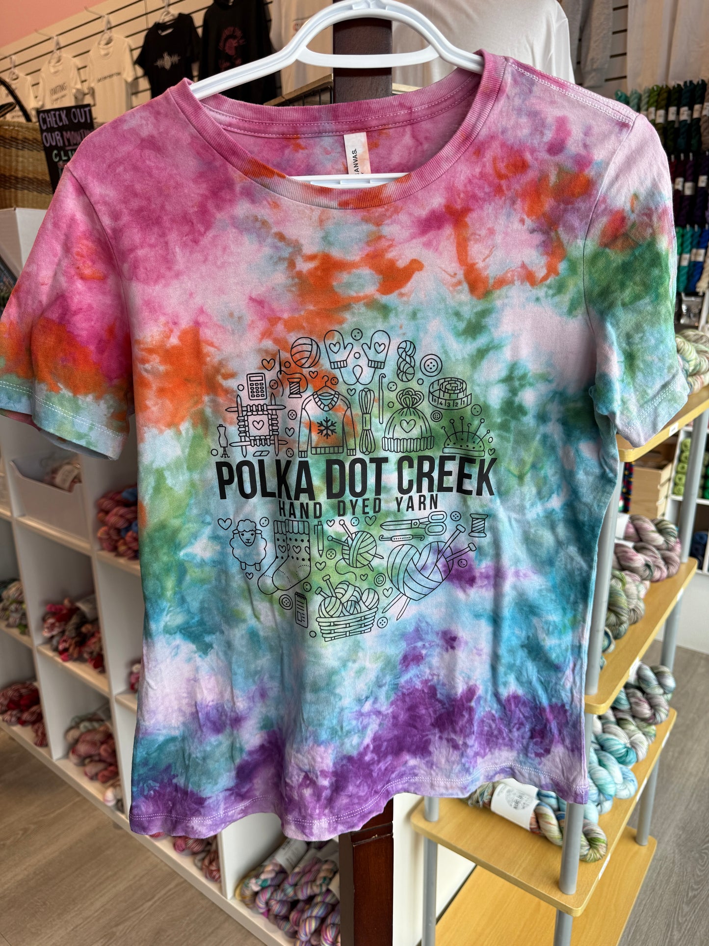 Tye Dyed Logo T-shirts- Small
