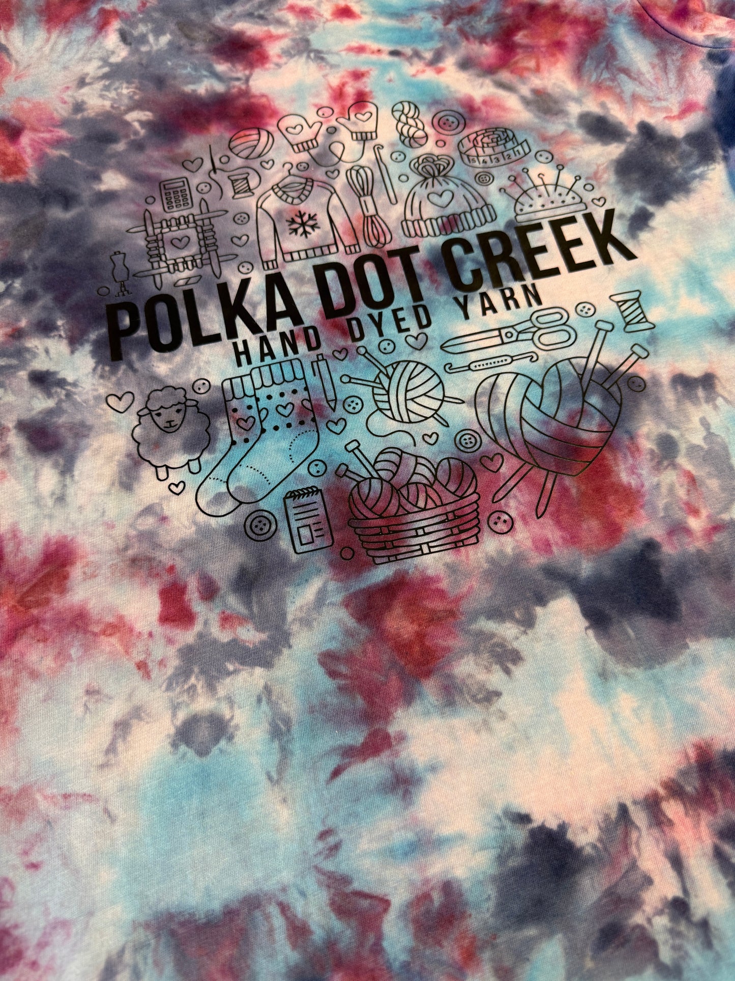 Tye Dyed Logo T-shirts- Medium
