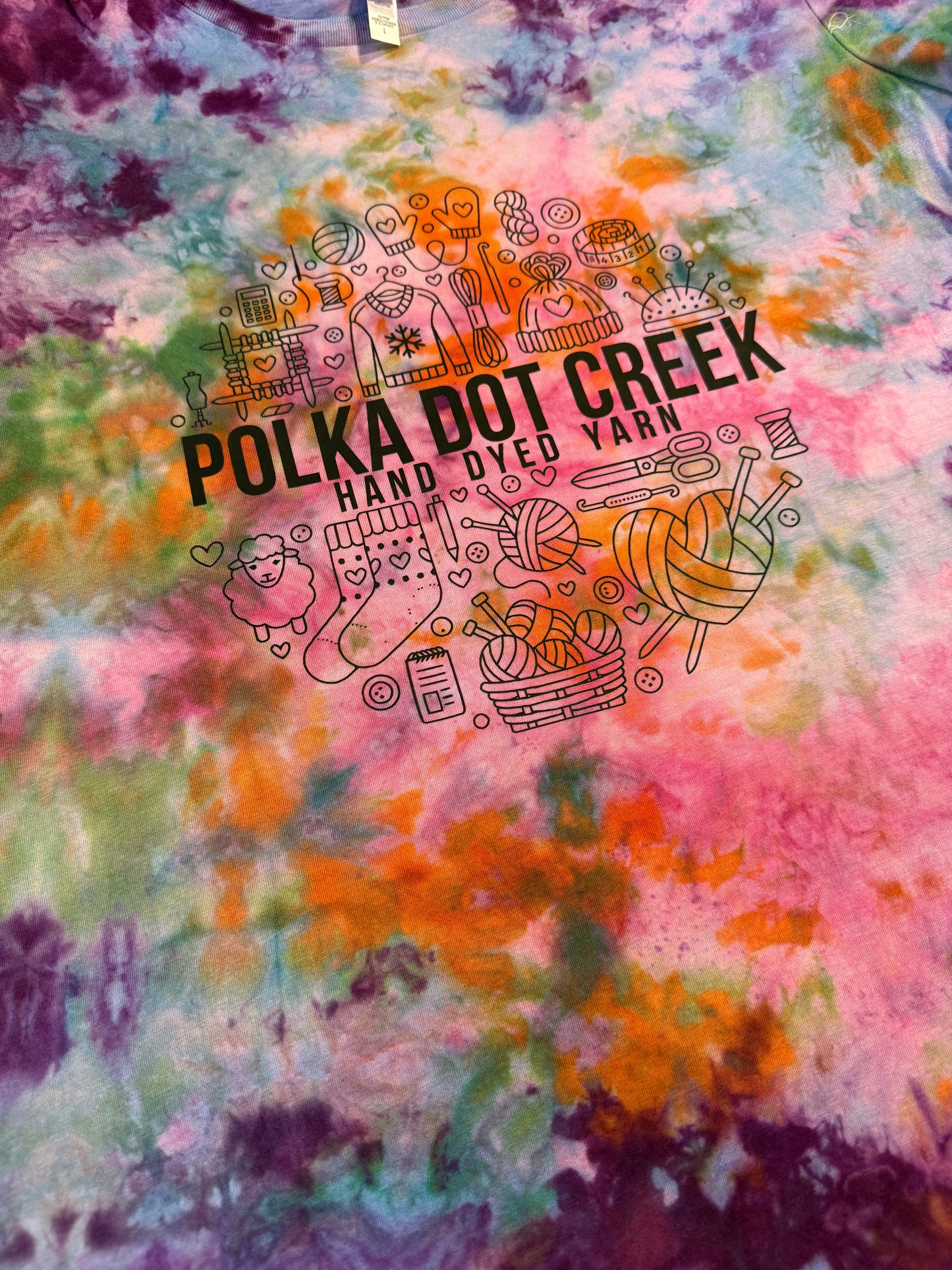 Tye Dye T-Shirts - Large