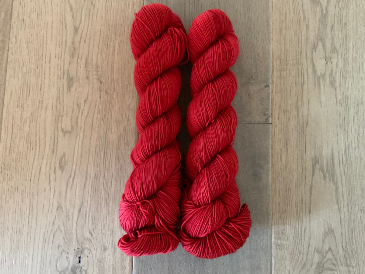 Poppy Fingering Yarn