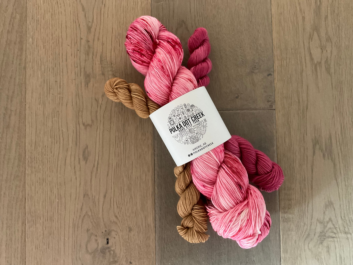 Strawberry Sundae Fingering Sock Set