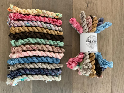 Ice Cream Yarn Bouquet (10g) with Ice cream progress keeper