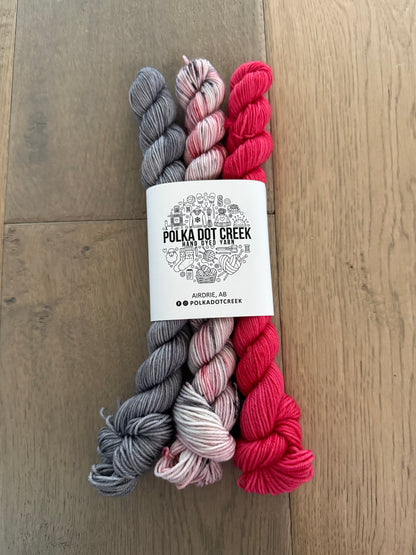 Canada Day Yarn Trios