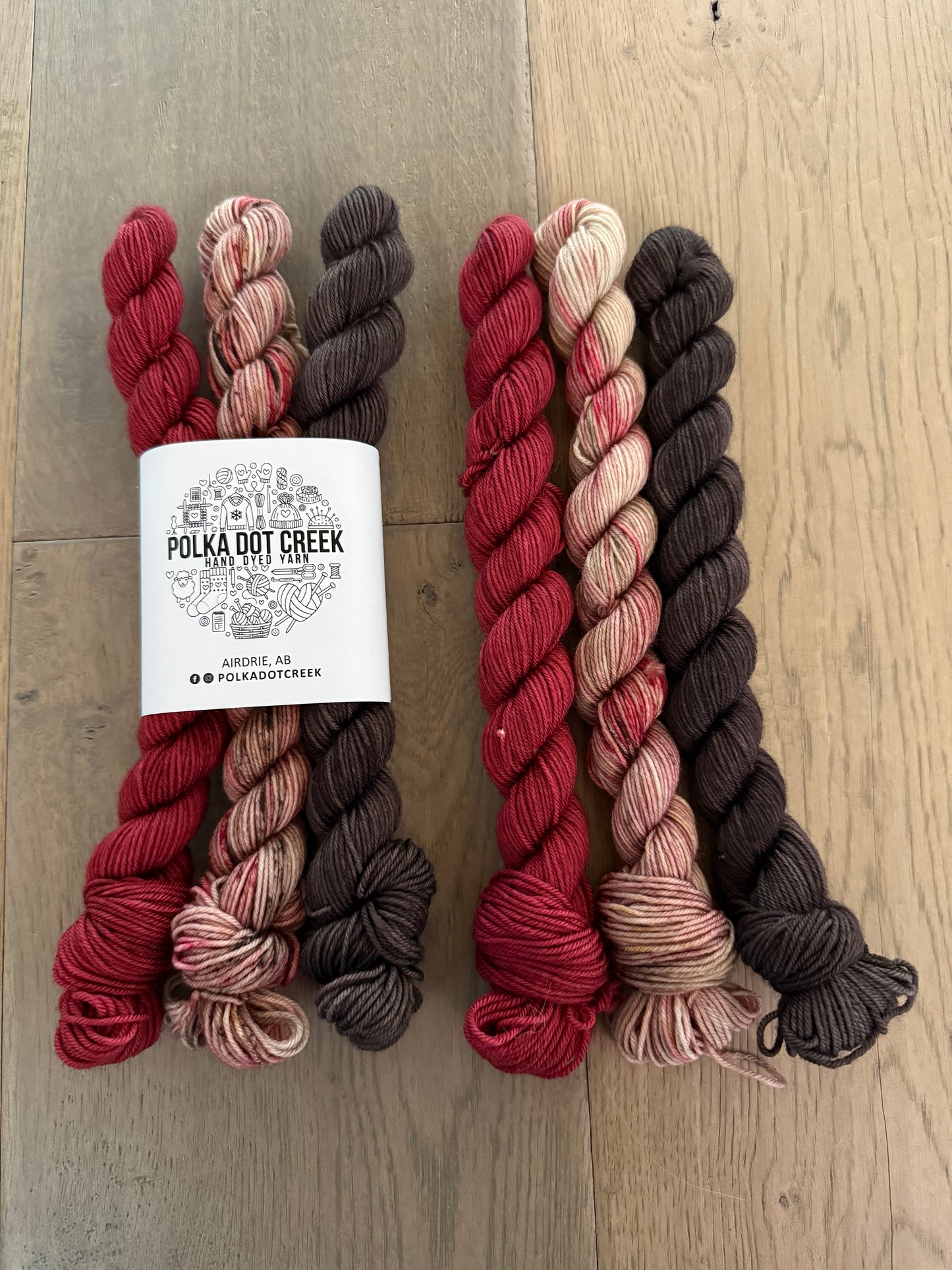 Canada Day Yarn Trios
