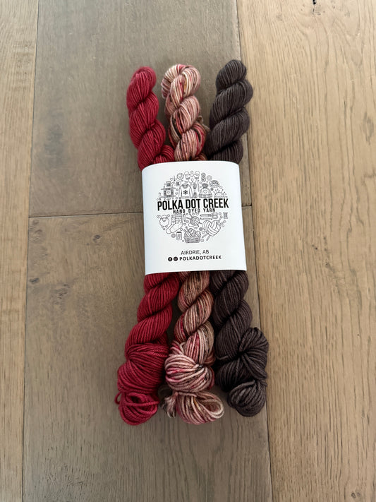 Canada Day Yarn Trios