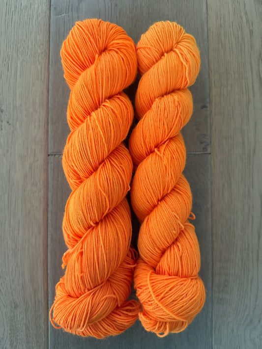 Safety Vest Orange Fingering Skein