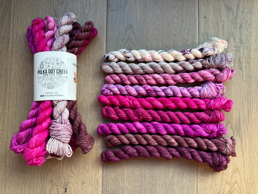 2024 Blanket Club individual color yarn bouquets