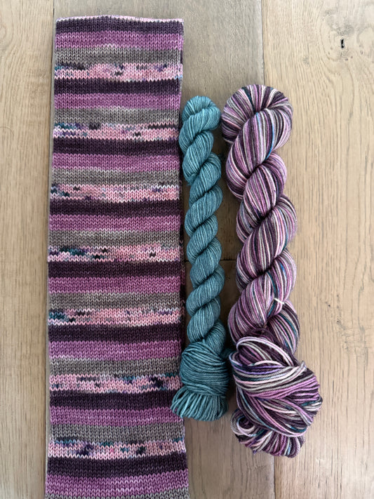 Ghoul-Friend Fingering Self-Striping Sock Set