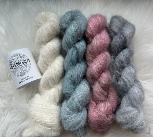 Suri Alpaca Silk- Mermaid Sparkle Skein
