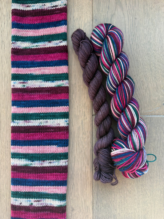 Airdrie Fingering Self-Striping Sock Set