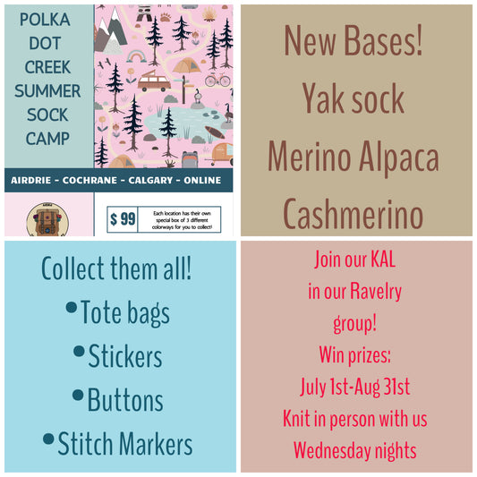Summer Sock Camp!-Pre-order now!
