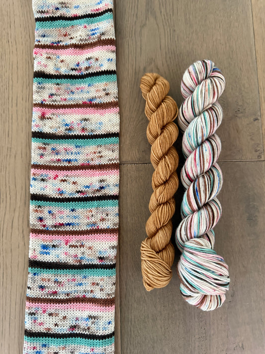 Super Scoop Fingering Self-Striping Sock Set