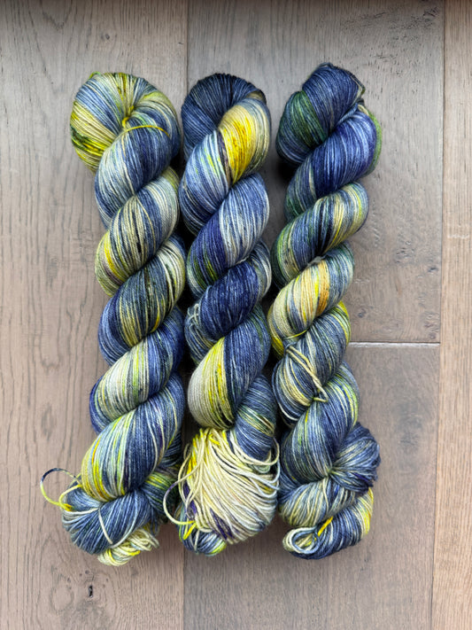 Creepy Crescent Fingering Yarn