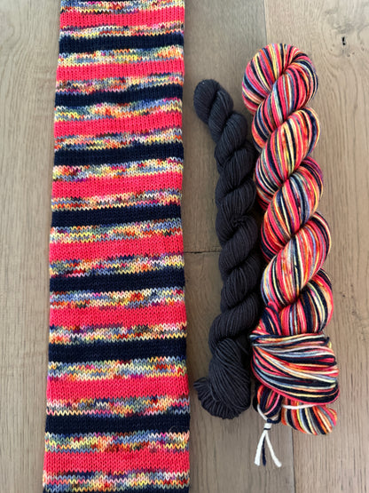 Halloween Block Party Self Striping Yarns