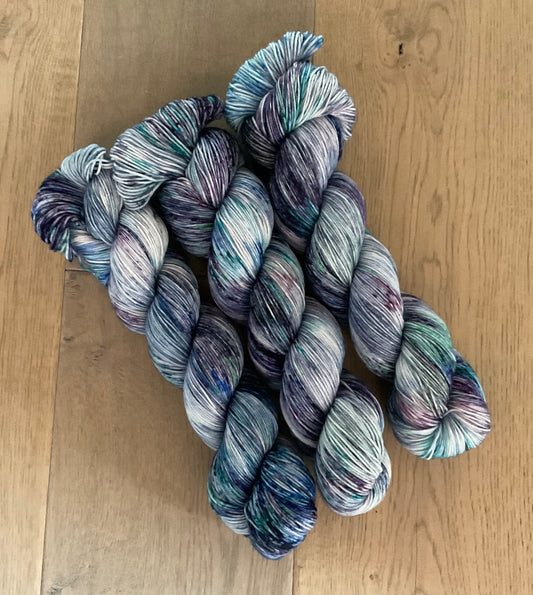 Blueberry Cheesecake  Fingering Skein