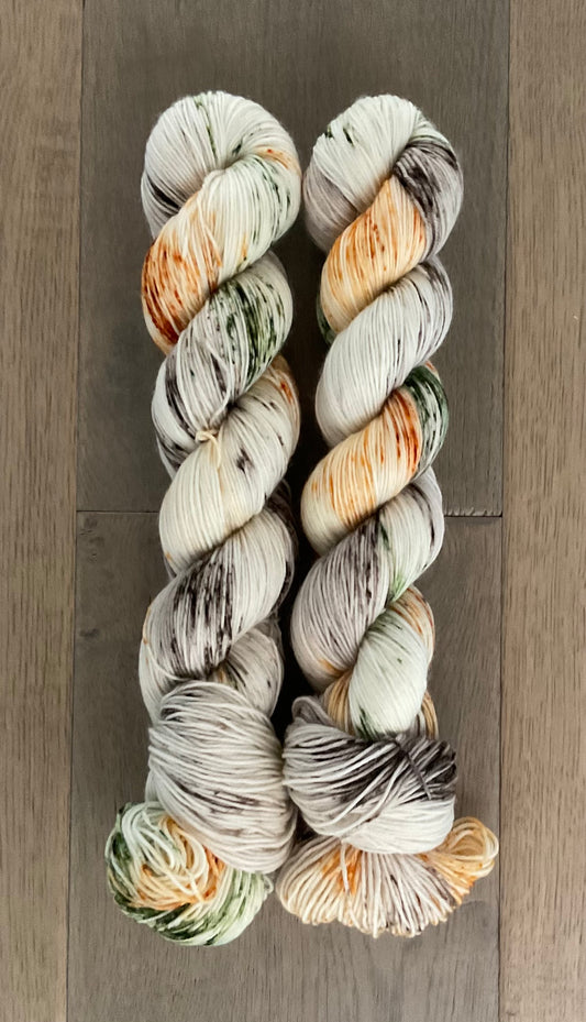 Pumpkin Picking Fingering Yarn