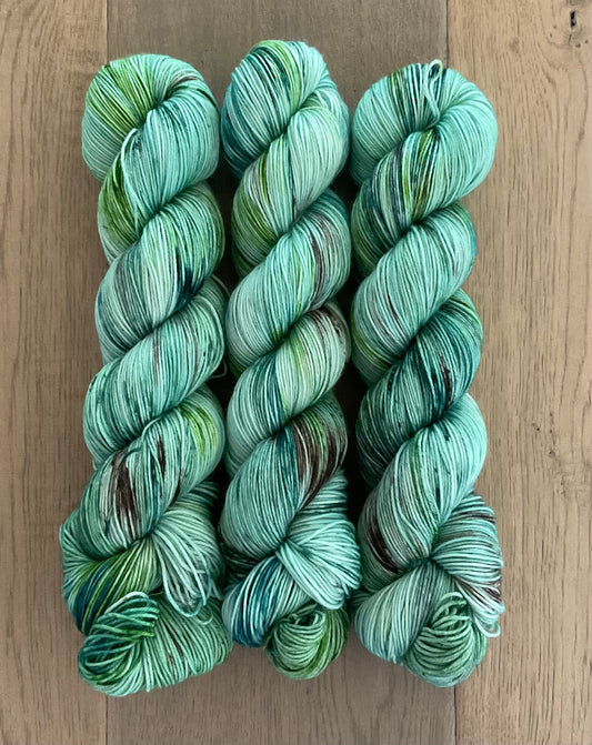 Frosty Forest Fingering Yarn