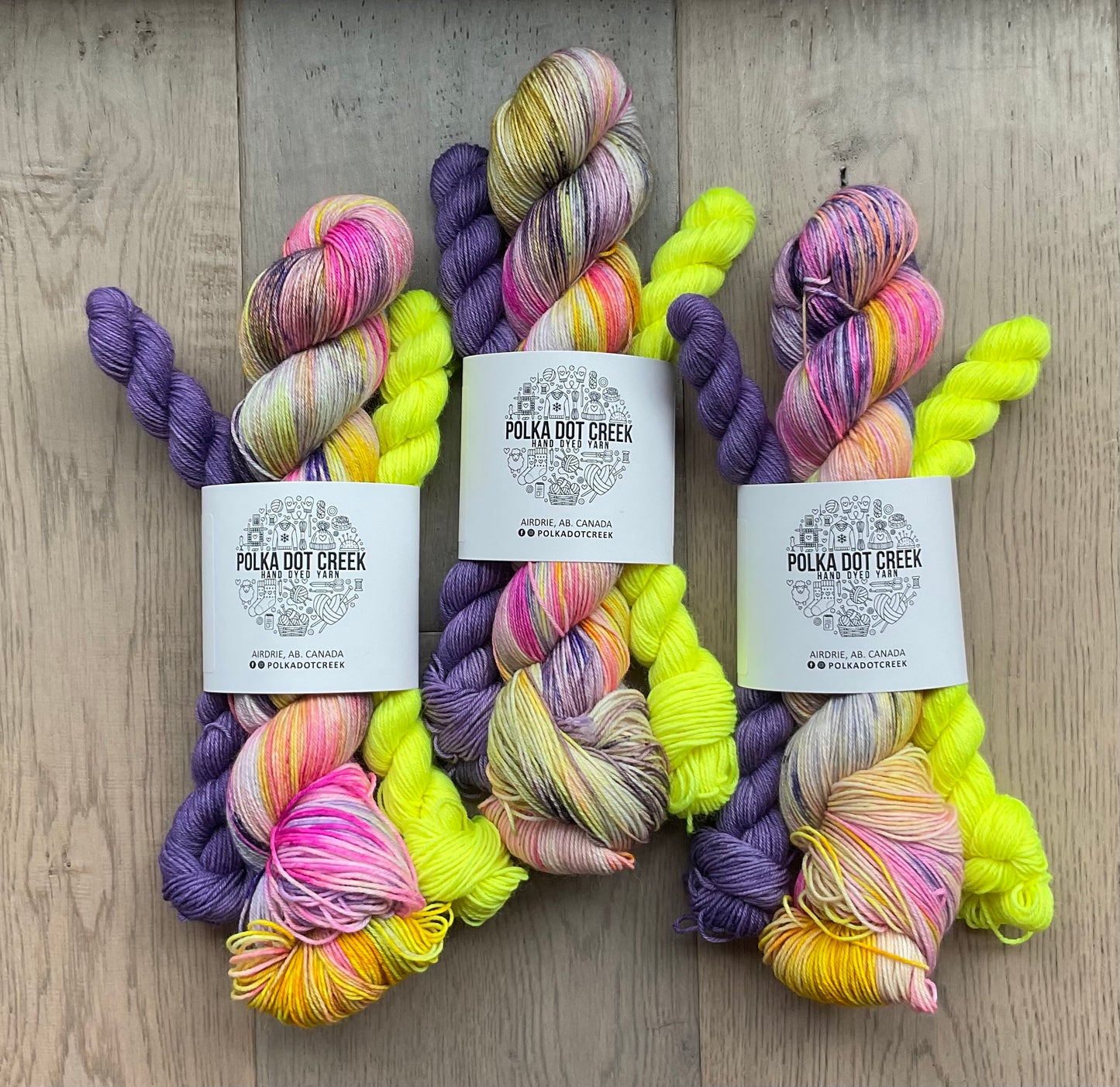 Lavender Lemonade Fingering Sock Set