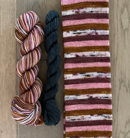 Bookish Fingering Self-Striping Sock Set