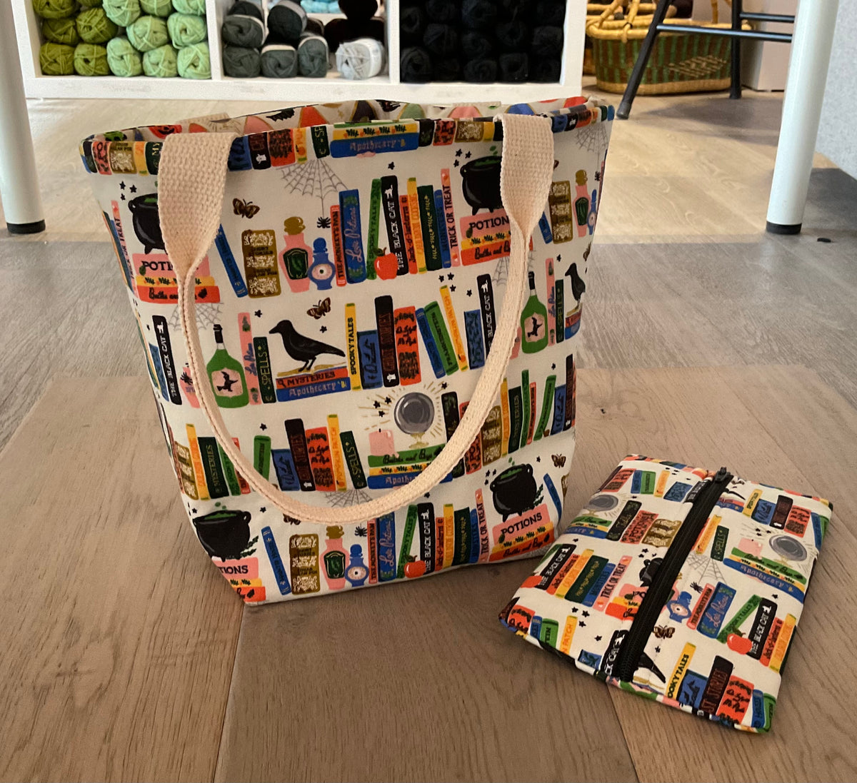 Knit City Book Bags